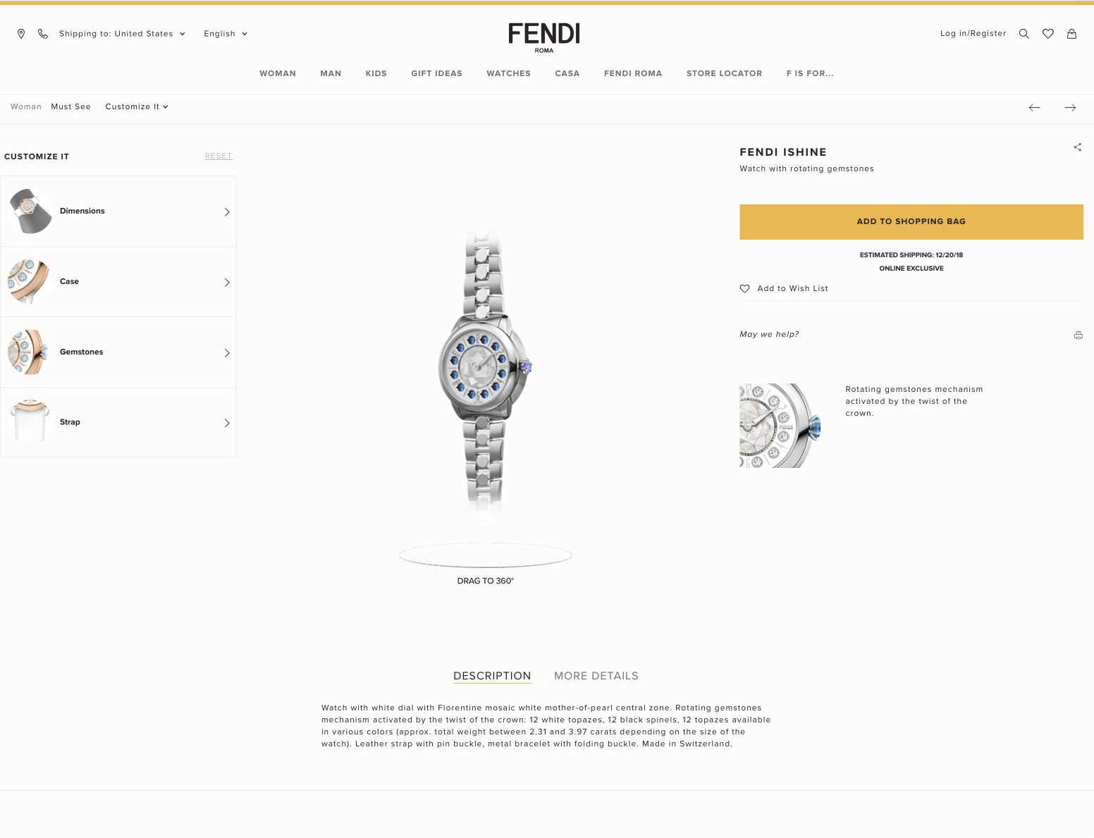 Fendi IShine Customization 